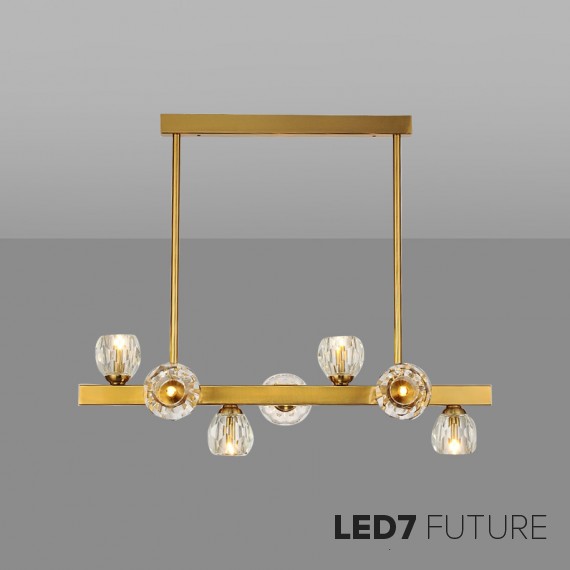 Loft Industry Modern - Stick Diamonds Chandelier